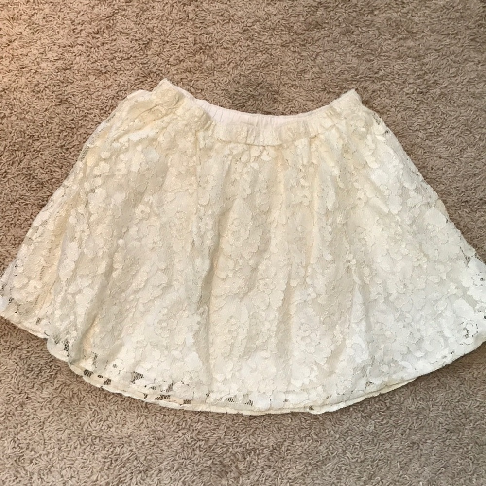 White skirt